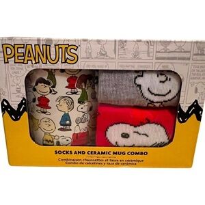 Peanuts Ceramic Mug and Socks Combo Box